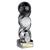 Hat-Trick Strike Black Silver Football Trophy 22cm - view 1
