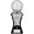 Strike Force Bright Silver Football Trophy 25cm - view 1