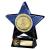 Blue Superstar Football Trophy 140mm - view 1