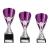 Rising Stars Premium Plastic Trophy Silver & Purple 170mm - view 2