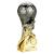 Trailblazer Gunmetal Gold Female Footballer 190mm - view 1