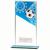 Mustang Blue Glass Football Plaque 180mm - view 1