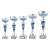 Charleston Cup Silver & Blue 360mm - view 2