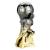 Trailblazer Gunmetal Gold Male Footballer 230mm - view 1