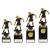 Cyclone Female Footballer Black & Gold 230mm - view 2