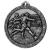 Silver Shoot Football Medal 56mm - view 1