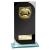 Seismic Black Glass Football Plaque 190mm - view 1
