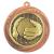 Bronze Super Star Goalkeeper Medal 60mm - view 1