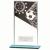 Mustang Black Glass Football Plaque 160mm - view 1