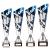 Zeus Laser Cut Metal Cup Silver & Blue 370mm - view 2