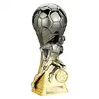 Trailblazer Gunmetal Gold Male Footballer 190mm