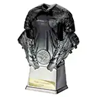 Invincible Black & Gun Football Strip 160mm