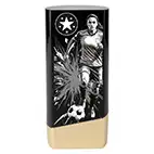 Black Female Prime Football Trophy 160mm