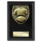 Cobra Dark Football Plaque 125mm