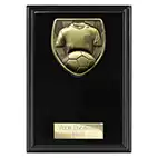 Cobra Dark Football Plaque 150mm