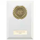 Reward Wreath White Plaque 125mm Reward Wreath White Plaque 125mm