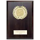 Reward Wreath Mahogany Plaque 125mm Reward Wreath Mahogany Plaque 125mm