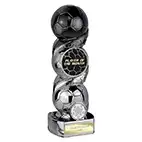Hat-Trick Strike Black Silver Player Of The Month 220mm Hat-Trick Strike Black Silver Player Of The Month 220mm