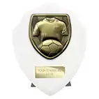 Cobra White Football Shield 125mm