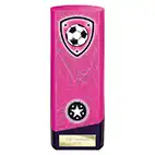 Pink Prime Football Trophy 190mm
