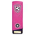 Pink Prime Football Trophy 220mm