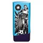 Blue Female Prime Football Trophy 160mm