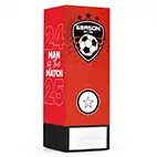 Red Geo Icon Man of the Match 17cm