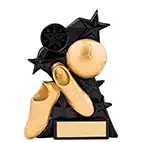 Astra Boot and Ball Award Black 13.5cm