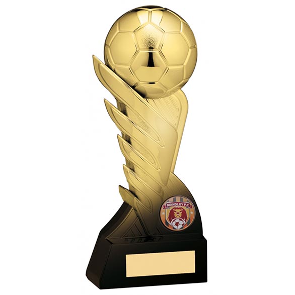 Pegasus Metallic Gold Ball Trophy 165mm