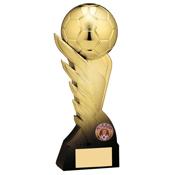 Pegasus Metallic Gold Ball Trophy 215mm