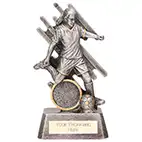 Focus Female Footballer Silver 130mm