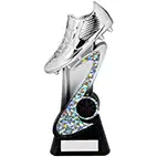 Metallic Silver Blitz Boot 205mm
