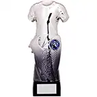 Metallic Silver Shirt Boot 245mm