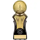 Strike Force Bright Gold Football Trophy 16cm