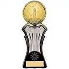 Strike Force Gold Silver Football Trophy 19cm