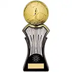 Strike Force Gold Silver Football Trophy 22cm