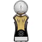 Strike Force Silver Gold Football Trophy 16cm