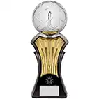 Strike Force Silver Gold Football Trophy 25cm