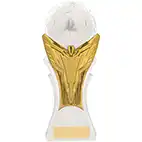 Victory Strike Gold White Trophy 19cm