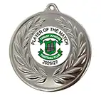 Club Player Of The Match Silver Medal 50mm