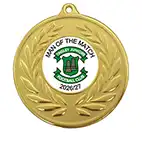 Club Man Of The Match Gold Medal 50mm