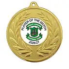 Club Player Of The Match Gold Medal 50mm