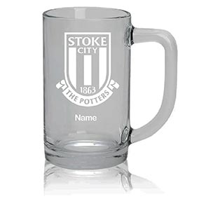 Stoke City FC Glass Tankard