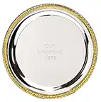 Silver  Vortex Salver 10cm Silver  Vortex Salver 10cm