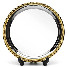 Silver Vortex Salver 20cm