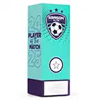 Teal Geo Icon Player of the Match 17cm