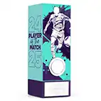 Teal Geo Male Player of the Match 17cm