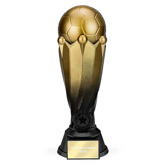 Satin Gold Gradient Tower Football 27cm