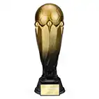Satin Gold Gradient Tower Football 31cm