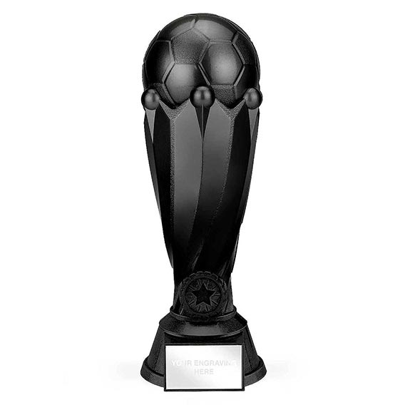 Satin Black Tower Football 19cm